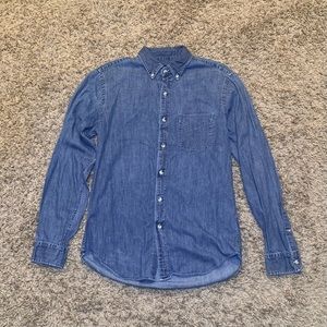 Men’s Small J. Crew Denim Button Down Shirt